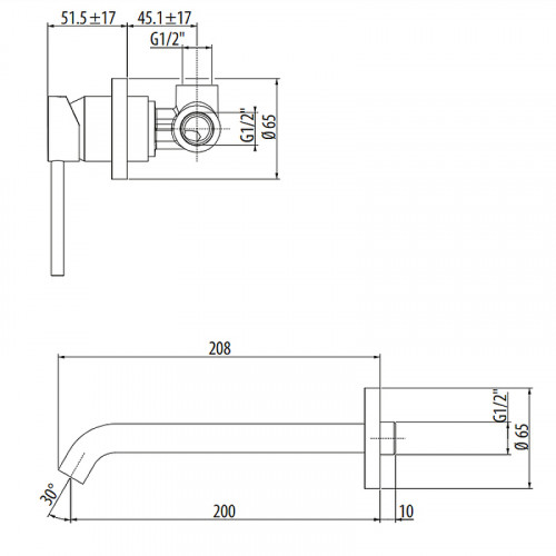 Смеситель для раковины Gattoni Circle Two 9137/91BO Белый матовый