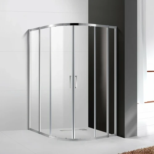 Душевой уголок Cezares Molveno 120x110 MOLVENO-RH-22-120/110-C-Cr-IV профиль Хром стекло прозрачное