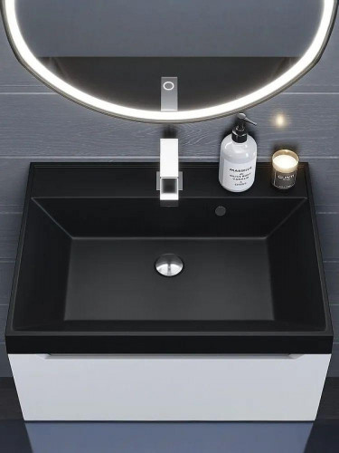 Раковина Uperwood Classic Quartz 80 291030008 цвет Уголь