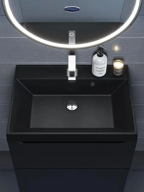 Раковина Uperwood Classic Quartz 80 291030008 цвет Уголь