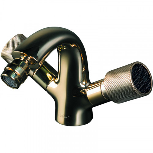 Смеситель для биде Boheme Royal Cristal 296-Royal/CRST black Золото латунь