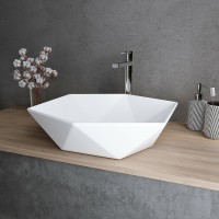 Раковина-чаша Grossman 46 GR-3029 Белая фаянс накладная