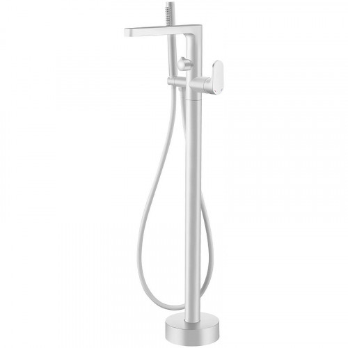 Смеситель для ванны Boheme Spectre 459-MW Белый матовый латунь на пол