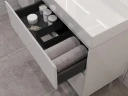 Тумба под раковину Aquanet Nova Lite 2.0 60 346336 цвет Белый глянец