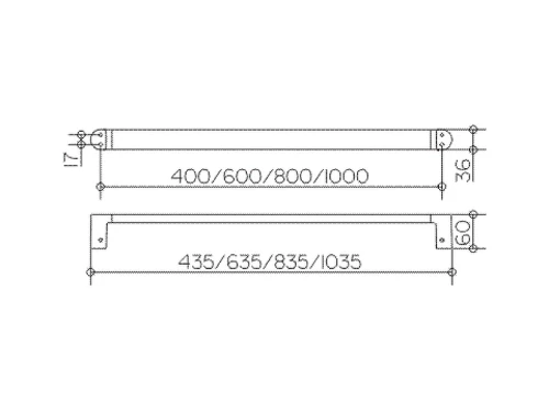 Полотенцедержатель Keuco Elegance 11601011000 цвет хром