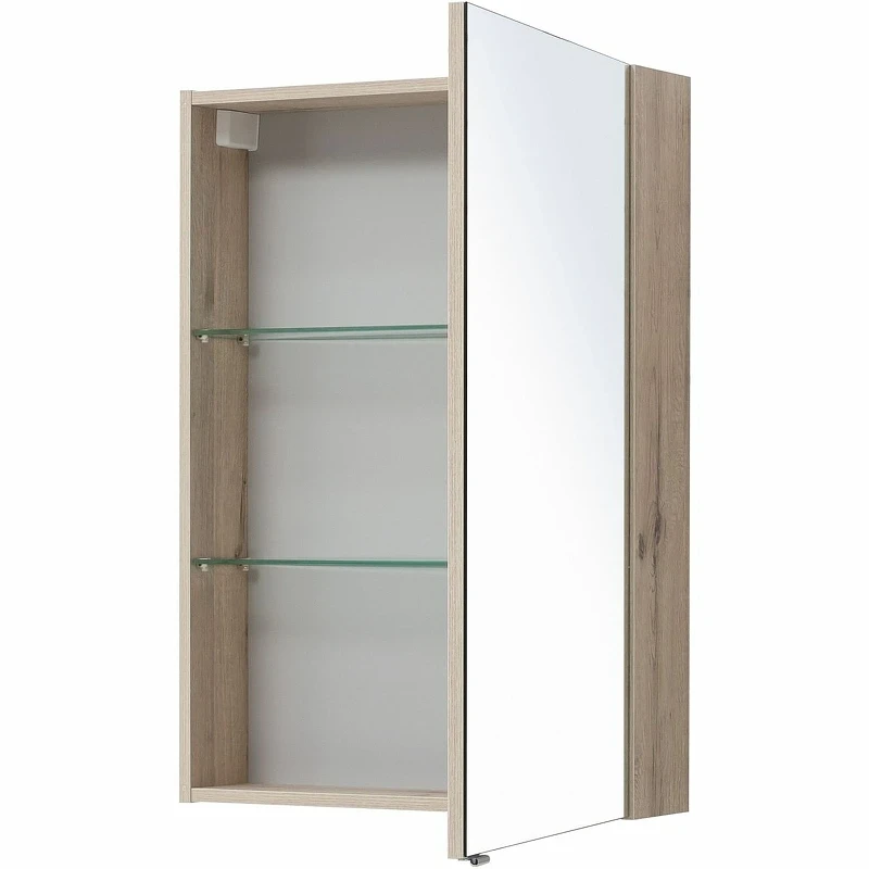 Комплект мебели для ванной Aquanet Алвита New 60 274222 подвесной Дуб веллингтон белый МДФ / ЛДСП