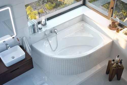 Акриловая ванна Excellent Aquarella 150x100 R WAEX.ARP15WH без гидромассажа