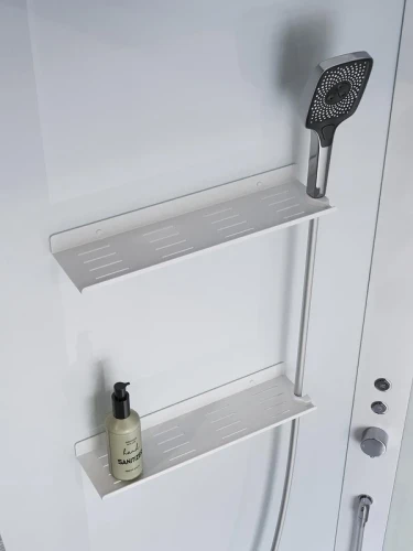 Душевая кабина BelBagno Uno 90х90 L UNO-CAB-A-1-90-C-Cr-Bi-TOP-L без гидромассажа