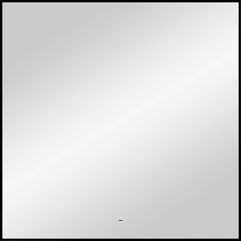 Зеркало DIWO Элиста 100 ЗЛП1739 с подсветкой цвет Черный с бесконтактным выключателем