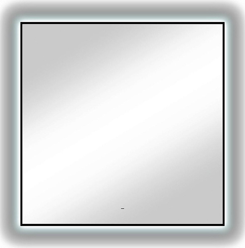 Зеркало DIWO Элиста 100 ЗЛП1739 с подсветкой цвет Черный с бесконтактным выключателем