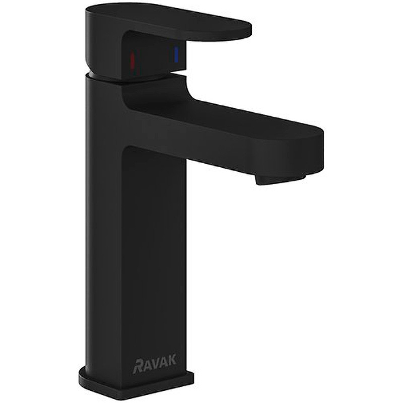 Смеситель для раковины Ravak Chrome CR 014.20BL X070428 Черный матовый латунь