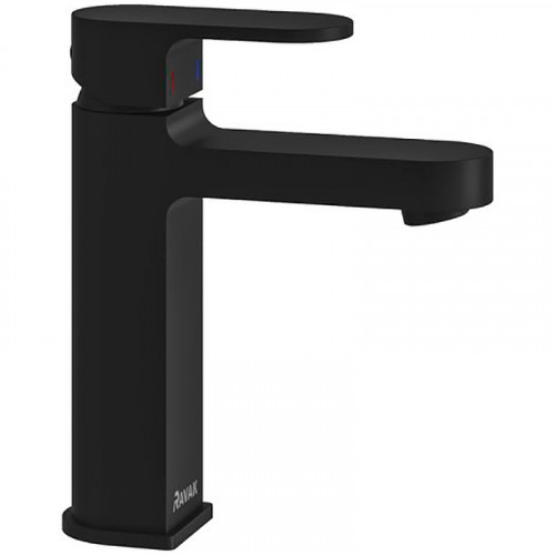 Смеситель для раковины Ravak Chrome CR 014.20BL X070428 Черный матовый латунь