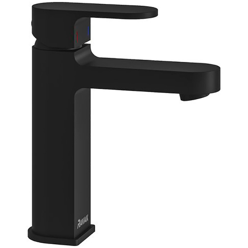 Смеситель для раковины Ravak Chrome CR 014.20BL X070428 Черный матовый латунь