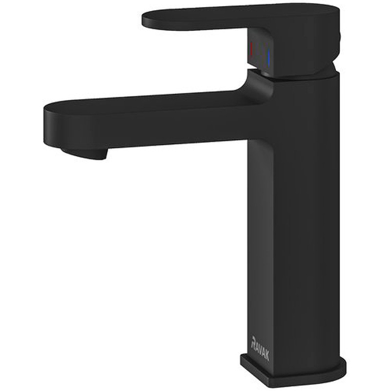 Смеситель для раковины Ravak Chrome CR 014.20BL X070428 Черный матовый латунь