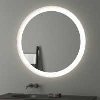 Зеркало Evoform Ledshine d100 BY 2527 с подсветкой 25.5 W - без выключателя - нейтральный белый свет стекло