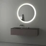 Зеркало Evoform Ledshine d100 BY 2527 с подсветкой 25.5 W - без выключателя - нейтральный белый свет стекло