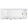 Акриловая ванна Whitecross Wave Slim 160x70 0111.160070.100.LINENANO.GL с гидромассажем
