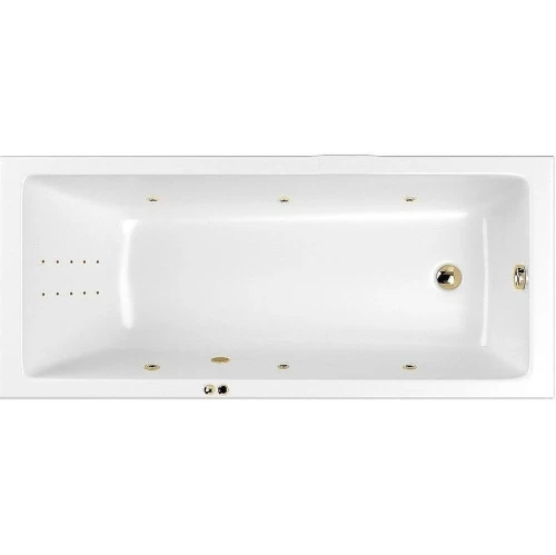 Акриловая ванна Whitecross Wave Slim 160x70 0111.160070.100.LINENANO.GL с гидромассажем
