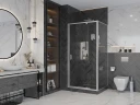 Душевая стенка Ambassador Elysium 100 100KX профиль Хром cтекло прозрачное