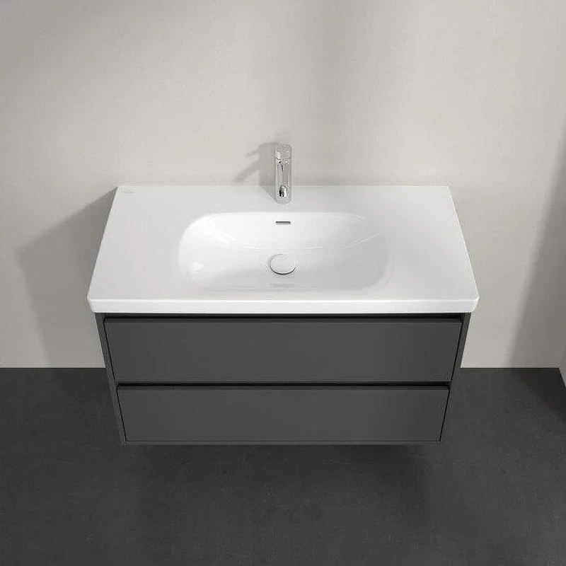 Тумба под раковину Villeroy&Boch Skyla 100 C79900VR подвесная цвет Графит