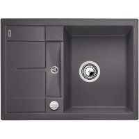 Кухонная мойка Blanco Metra 45S Compact 519573 Темная скала искусственный камень (литьевой мрамор) встраиваемая сверху, встраиваемая снизу
