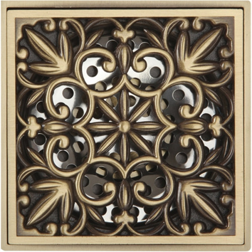 Трап для душа Veragio Canyon VR.CAN-2047.BR с решеткой Бронза