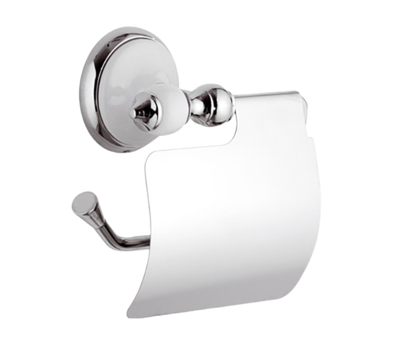Держатель туалетной бумаги Remer Epoca EP60CR с крышкой цвет Хром