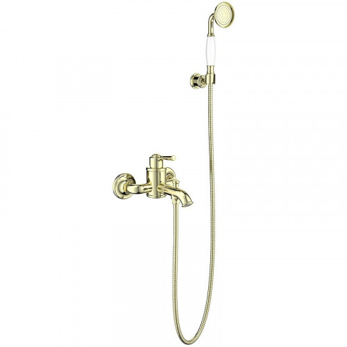 Смеситель для ванны Aquatek Классик AQ1549PG Полированное золото латунь на стену