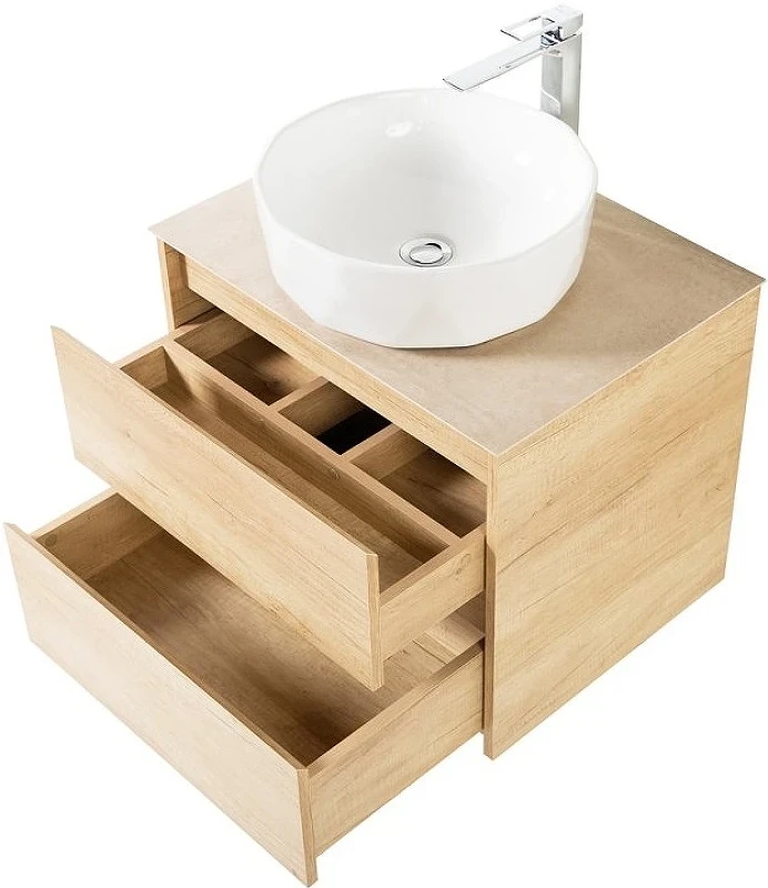 Тумба под раковину BelBagno Kraft 60 KRAFT-600-2C-SO-RNN подвесная Rovere Nebrasca Nature МДФ / ЛДСП
