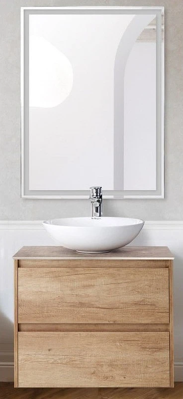 Тумба под раковину BelBagno Kraft 60 KRAFT-600-2C-SO-RNN подвесная Rovere Nebrasca Nature МДФ / ЛДСП