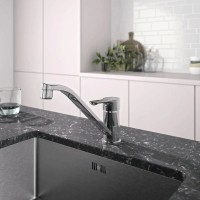 Смеситель для кухни Ideal Standard Alpha BC490AA Хром латунь