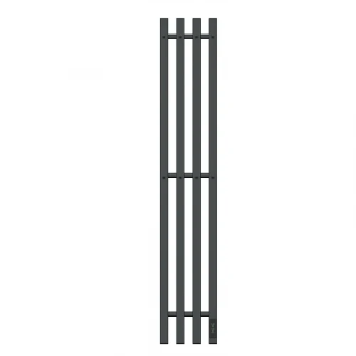 Электрический полотенцесушитель APEXTERMO Sirius 1100x180 SR10113GF с крючками цвет Графит металлик