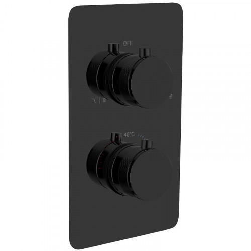 Смеситель для душа Boheme Cell 134-2-SGM с термостатом Оружейная сталь глянцевая латунь встраиваемый