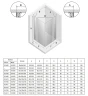 Душевой уголок New Trendy New Soleo Chrome 120х120 K-0414 профиль Хром стекло прозрачное