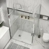 Душевая стенка Grossman Cosmo 90 200.K33.02.90.10.00 профиль Хром стекло прозрачное