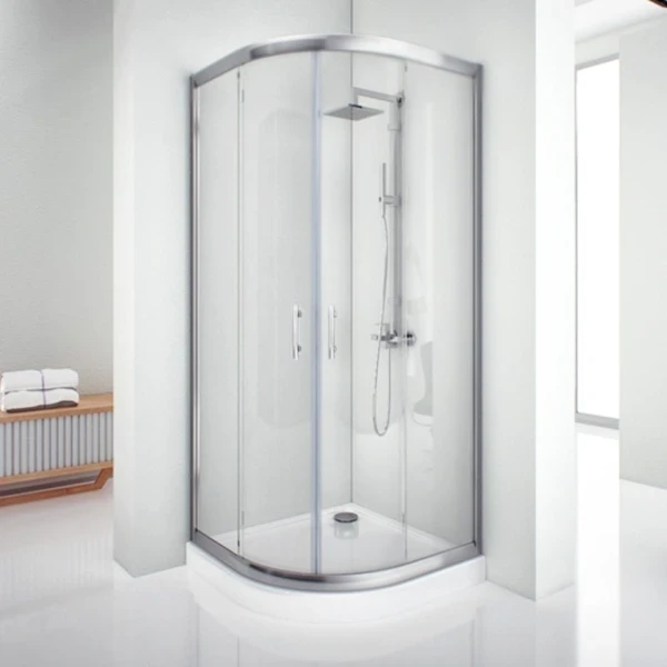 Душевой уголок Aquanet Alfa NAA2142 100x100 профиль Хром стекло прозрачное