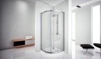Душевой уголок Aquanet Alfa NAA2142 100x100 профиль Хром стекло прозрачное