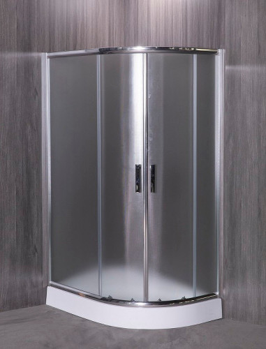 Душевой уголок Esbano ESR-8027A 120x80 L ESUGR8027AL профиль Хром стекло рифленое