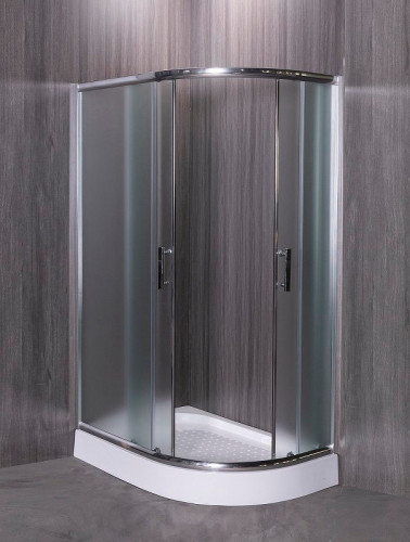 Душевой уголок Esbano ESR-8027A 120x80 L ESUGR8027AL профиль Хром стекло рифленое