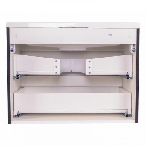 Тумба под раковину Style Line Бергамо 70 СС-00002321 подвесная Черная антискрейч МДФ / ЛДСП