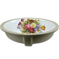 Раковина Bronze de Luxe 50 1707 Белая фаянс встраиваемый