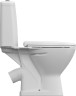Унитаз компакт Cersanit Just 64073 (KO-JUS031-3/6-PL) с бачком и сиденьем Микролифт фарфор напольный