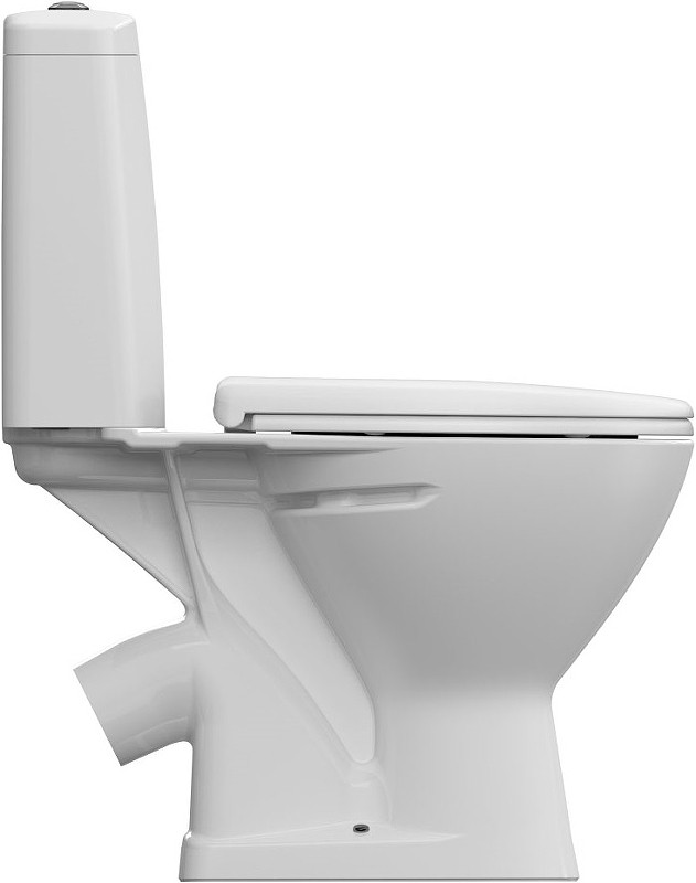 Унитаз компакт Cersanit Just 64073 (KO-JUS031-3/6-PL) с бачком и сиденьем Микролифт фарфор напольный