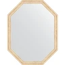 Зеркало Evoform Octagon 69x89 BY 7020 в багетной раме - Слоновая кость 51 мм стекло