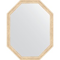 Зеркало Evoform Octagon 69x89 BY 7020 в багетной раме - Слоновая кость 51 мм стекло