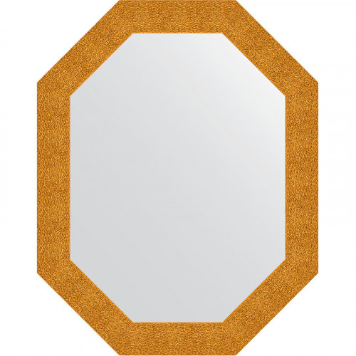 Зеркало Evoform Octagon 76x96 BY 7184 в багетной раме - Чеканка золотая 90 мм стекло