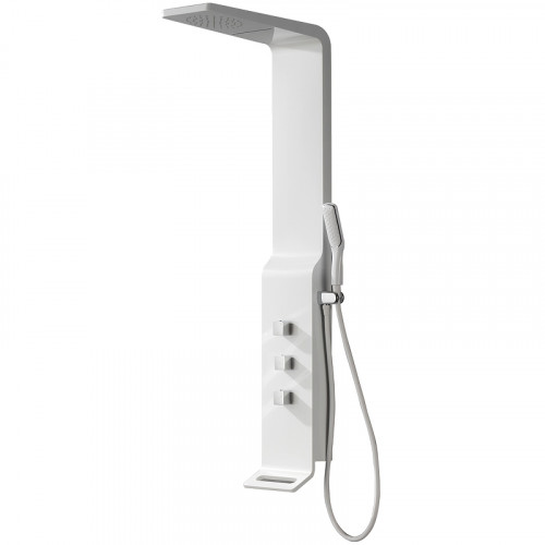 Душевая панель Ceruttispa Sella W CT8988 Белая глянцевая