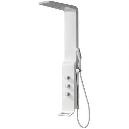 Душевая панель Ceruttispa Sella W CT8988 Белая глянцевая