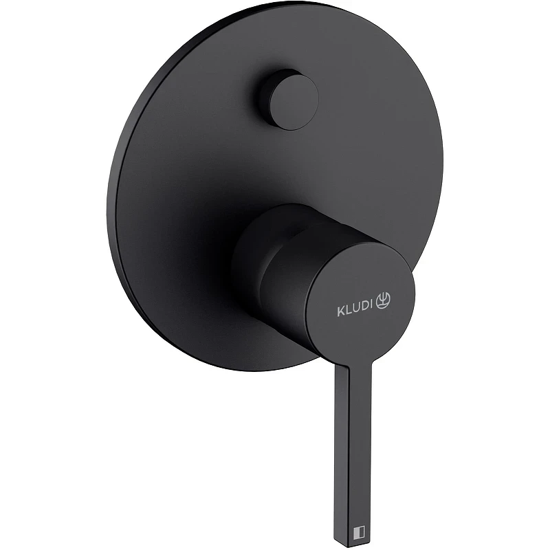 Смеситель для душа Kludi Nova Fonte Puristic 207593915 Черный матовый