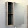 Зеркальный шкаф Comforty Порто 75 00-00009234 Дуб дымчатый МДФ / ЛДСП, стекло